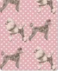 MuchoWow® Mauspad Mousepad Herz - Pudel - Muster 30x40 cm - Produktbild-Vorschau 1