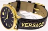 Versace VE8101019 V-Circle Lady gold schwarz Leder Armband Produktbild-Vorschau 8