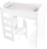 Puppenhochbett mit Schreibtisch Produktbild-Vorschau 1