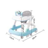2 in 1 Lauflernhilfe Babywalker Spiel- und Lauflernwagen Produktbild-Vorschau 3