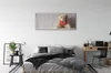 Glasbilder 125x50 Wandkunst Herz Teddybär Produktbild-Vorschau 3