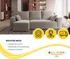 4ALLHOME Ecksofa mit Schlaffunktion TOBI, Couch, Sofa mit Produktbild-Vorschau 7