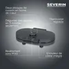 Severin WA 2118, 2 Waffel(n), Herz (Form), Schwarz, Produktbild-Vorschau 2