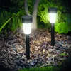 LED solárna lampa do exteriéru plast - čierna Náhľad obrázku produktu 1