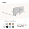 regalik zábrana proti pádu z postele 120x20 cm - antracit Náhled obrázku produktu 8