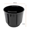Garten Blumentopf konisch aus Kunststoff in anthrazit - 58 Produktbild-Vorschau 3