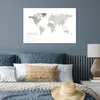 MuchoWow® Poster Weltkarte - Zitat - Reisen 90x60 cm - Produktbild-Vorschau 4