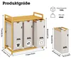 Adel Dream Wäschekorb mit Bambusrahmen, 150 l, 3 Produktbild-Vorschau 7