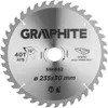 GRAPHITE Kreissägeblatt 235x30 mm, 40 Zähne.Widia Produktbild-Vorschau 1