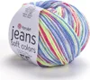 YarnArt Jeans Soft Colors Mehrfarbige Wolle 50g 160m – Produktbild-Vorschau 1