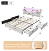 UnboxG Polsterbett 160x200 cm mit Stauraum,  LED & USB Produktbild-Vorschau 7