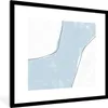 MuchoWow® Gerahmtes Poster Blau - Minimalismus - Abstrakt Produktbild-Vorschau 1