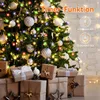 SALCAR 1,5m Weihnachtsbaum Lichterkette mit Ring und 8 Produktbild-Vorschau 4