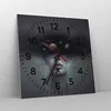 Wanduhr - Quadrat - Glasuhr - Quinoa Frau Gesicht - 30x30cm Produktbild-Vorschau 4