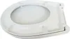 A white toilet seat is shown from a top-down perspective against a white background. Podgląd zdjęcia produktu