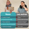 FLOWZOOM COMFY Coussin de voyage memory foam 360°, gris Voir les images du produit 9
