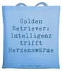 Mr. & Mrs. Panda Shopping Tasche Spruch Golden Retriever Produktbild-Vorschau 1
