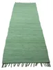 Flickenteppich Läufer Chindi Uni waschbar 60x180 cm Grün Produktbild-Vorschau 2