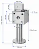 2x Anhänger Stützen 1300 kg 410–655 mm Wohnwagen Wohnmobil Produktbild-Vorschau 2