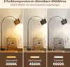 MULISOFT Dimmbar Bogenlampe, Standleuchte Vintage mit 12W Produktbild-Vorschau 3