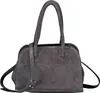 Hausfelder Manufaktur Tasche Velours Grau onesize Produktbild-Vorschau 1