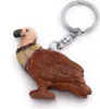 Onwomania anello portachiavi in legno avvoltoio uccello Anteprima dell’immagine prodotto 1