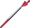 Touchpen Kugelschreiber / "Smile Hand" / Farbe: silber-rot Produktbild-Vorschau 1