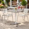 3-tlg. Bistrogarnitur Balkonset 60x60cm Alu klappbar höhenverstellbar Produktbild-Vorschau