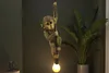 riess-ambiente Hängelampe MONKEY 55cm gold Polyresin Produktbild-Vorschau 2