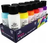 Matte Künstler-Acrylfarben Set in Flaschen 12 x59ml Produktbild-Vorschau 3