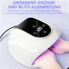Nageltrockner LED/UV 268W – High Power Lampe mit LCD, Produktbild-Vorschau 5