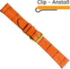 Louisiana Clip Ersatzband Uhrenarmband Kalbsleder Orange Produktbild-Vorschau 1