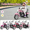 COSTWAY 6V 2,5-3 km/h moto elettrica bambini con faro Anteprima dell’immagine prodotto 8