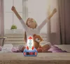 Sveglia con design Rocket 3D Luce notturna ed effetti Anteprima dell’immagine prodotto 8