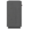 vidaXL Sideboard Grau 100x40x75 cm Massivholz Kiefer Produktbild-Vorschau 7