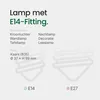 Spectrum LED Kaarslamp C35 E14 Helder - 1W 90lm 3000K - Productafbeelding-voorbeeld 5