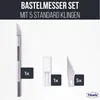 Skalpell +5 Ersatzklingen Bastelmesser Set Hobbymesser Produktbild-Vorschau 2