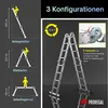 Sprossen-Mehrzweckleiter MULTISTEP | mit Gerüstplattform | Produktbild-Vorschau 3