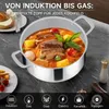 Topf 26cm 5,2L Edelstahl Kochtopf Induktion mit Produktbild-Vorschau 7