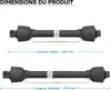 Wiltec Arbre Transmission T4 cardan - longueur 1250-1375 mm Voir les images du produit 7