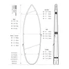 ROAM Boardbag Surfboard Tech Bag Doppel Short 6.0 Anteprima dell’immagine prodotto 6