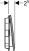 Geberit 115.622.SJ.1, Spülplatte, Schwarz, Geberit, 250 mm, Produktbild-Vorschau 5