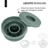 Thermobecher Edelstahl 350ml Deckel Kaffee Becher isoliert Produktbild-Vorschau 5