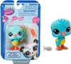 A Littlest Pet Shop toy bird and panda figure in packaging, with a separate bird figure and accessories. Podgląd zdjęcia produktu