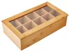 KESPER Organizér Na Čaje 10 Přihrádek 36 X 20 X 9 cm Bambus Náhled obrázku produktu 2