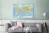 OneMillionCanvasses® - Plátno - Mapa světa - Geografie - Náhled obrázku produktu 2