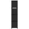 vidaXL Cube Shelf 12 priehradiek Black 103x30x141 cm Látka Náhľad obrázku produktu 2