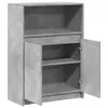 Sideboard mit LED Betongrau 72x34x100 cm Holzwerkstoff Produktbild-Vorschau 6