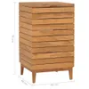 vidaXL Wäschekorb 40×40×70 cm Teak Massivholz Produktbild-Vorschau 6