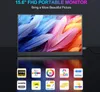 Portable Monitor 15.6 Zoll Tragbarer Mobiler Monitor FHD Produktbild-Vorschau 2